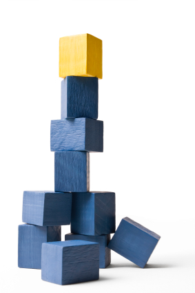 stacked blocks